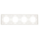 Рамка 4-постовая Stekker Эмили белый фарфор PFR00-5004-01 49887