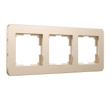 Рамка Werkel Platinum на 3 поста шампань W0032611 4690389184499