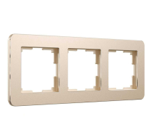 Рамка Werkel Platinum на 3 поста шампань W0032611 4690389184499