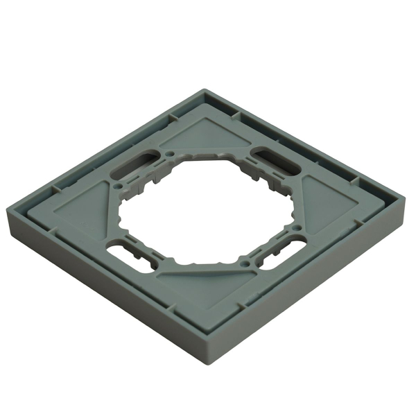 Рамка STEKKER, PFR00-5001-10 1-местная, серия Эмили, платиново-серый, soft touch 49962