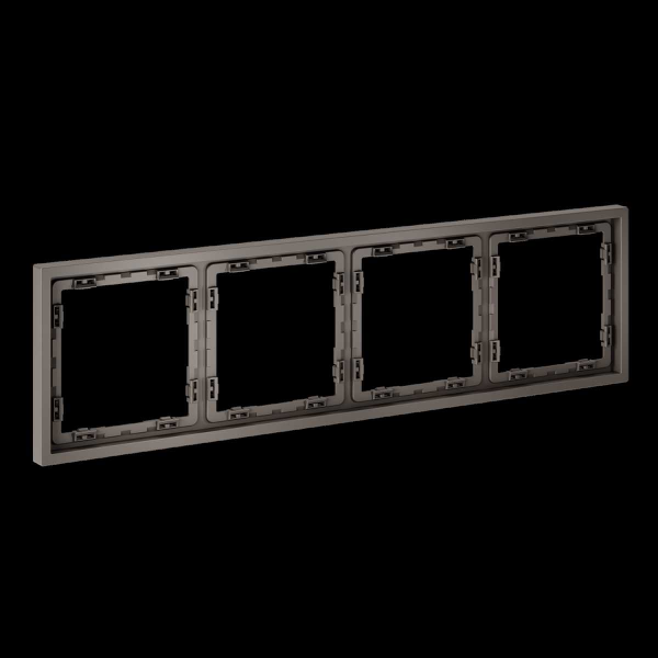 Рамка пластиковая S70 на 4 пост, (капучино) Voltum VLS100414