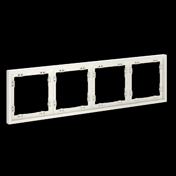 Рамка пластиковая S70 на 4 пост, (хлопок) Voltum VLS100413