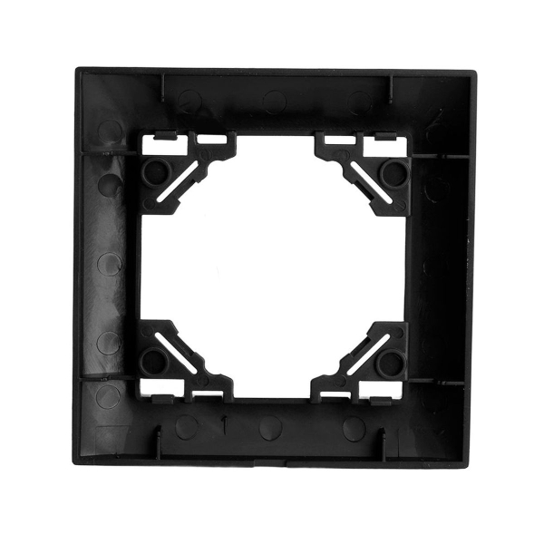Рамка 1-постовая Stekker Эрна Элегант черный PFR00-9011-03 49661