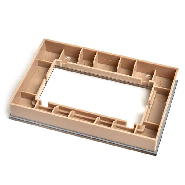 Рамка 2-постовая без перемычки Stekker Катрин золото GFR00-7012-08 49042