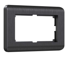 Рамка для двойной розетки Werkel Stream графит W0082104 4690389162541