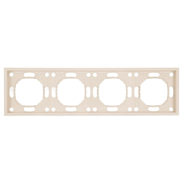 Рамка Stekker, PFR00-5004-08 4-местная Эмили, кашемир, soft touch 49913