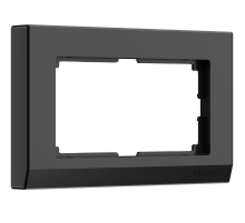 Рамка Werkel Stark для двойной розетки черный W0081808 4690389162107