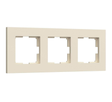 Рамка на 3 поста Werkel Slab айвори матовый W0032962 4690389193446