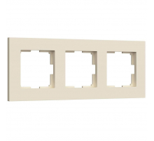 Рамка на 3 поста Werkel Slab айвори матовый W0032962 4690389193446