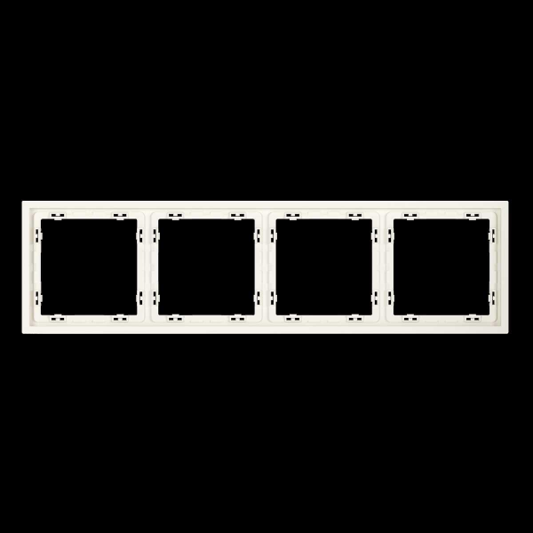 Рамка пластиковая S70 на 4 пост, (хлопок) Voltum VLS100413