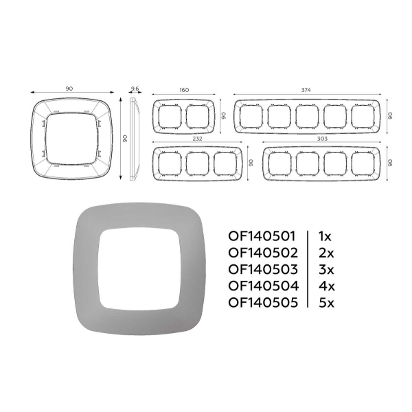 Рамка AMBRELLA VOLT OF140505