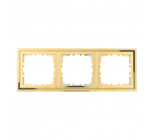 Рамка LK Studio 3-постовая (золото) CLASSIC 894316-1