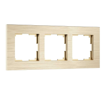 Рамка Werkel AluMax на 3 поста шампань W0033511 4690389204081