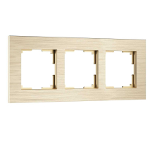 Рамка Werkel AluMax на 3 поста шампань W0033511 4690389204081