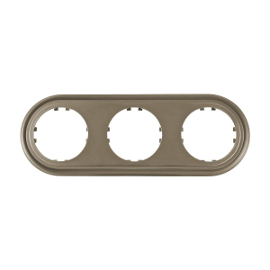 Рамка LK Studio 3-постовая круглая (бронза-электро) Vintage-Classic 889327-1