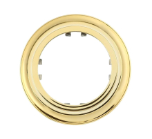 Рамка LK Studio 1-постовая круглая (золото) Vintage CLASSIC 889116-1