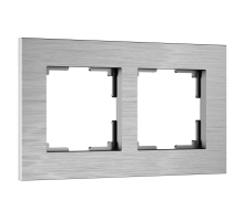 Рамка Werkel AluMax на 2 поста алюминий W0023506 4690389204036