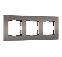 Рамка Werkel Slab на 3 поста бронза матовый W0032963 4690389193453