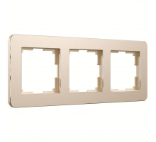 Рамка Werkel Platinum на 3 поста шампань W0032611 4690389184499