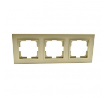 Рамка 3-постовая Mono Electric Despina титан 102-220000-162