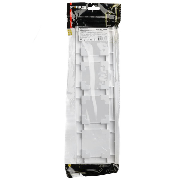 Рамка 4-постовая Stekker Катрин белый PFR00-7004-01 39795