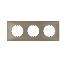 Рамка LK Studio 3-постовая квадрат (бронза) Vintage-Quadro 884327-1