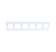 Рамка 6-постовая Mono Electric Despina жемчуг 102-250000-166