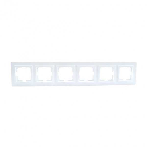 Рамка 6-постовая Mono Electric Despina жемчуг 102-250000-166 Рамка 6-постовая Mono Electric Despina жемчуг 102-250000-166
