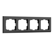 Рамка Werkel Stark на 4 поста черный W0041808 4690389161919