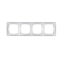 Рамка LK Studio 4-постовая (серебристый металлик) LK60 864403-1