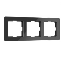 Рамка Werkel Acrylic на 3 поста черный W0032708 4690389184888