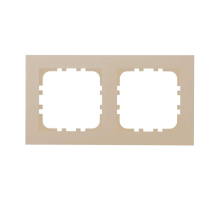 Рамка 2-постовая LK Studio (шампань) LK80 FLAT, 844206-1