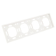 Рамка 4-постовая Stekker Эмили белый фарфор PFR00-5004-01 49887