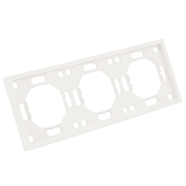 Рамка 3-постовая Stekker Эмили белый фарфор PFR00-5003-01 49886