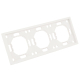 Рамка 3-постовая Stekker Эмили белый фарфор PFR00-5003-01 49886