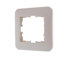 Рамка 1-ая горизонтальная Lezard Karina Life кремовая 708-0300-146