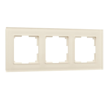 Рамка на 3 поста Werkel Favorit молочный W0031141 4690389183423
