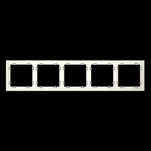 Рамка пластиковая S70 на 5 пост, (хлопок) Voltum VLS100513