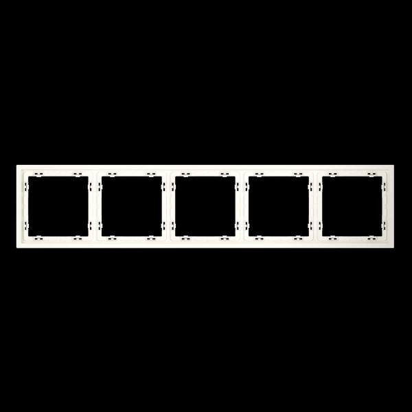 Рамка пластиковая S70 на 5 пост, (хлопок) Voltum VLS100513