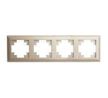 Рамка 4-постовая Stekker Катрин шампань PFR00-7004-02 39805