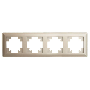 Рамка 4-постовая Stekker Катрин шампань PFR00-7004-02 39805