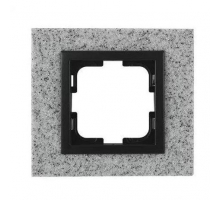 Рамка 1-постовая Mono Electric Style Granit белый гранит 107-600000-160