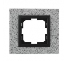 Рамка 1-постовая Mono Electric Style Granit белый гранит 107-600000-160