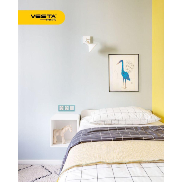 Рамка 3-постовая Vesta-Electric Exclusive Blue голубой FRM050206SIN Рамка 3-постовая Vesta-Electric Exclusive Blue голубой FRM050206SIN
