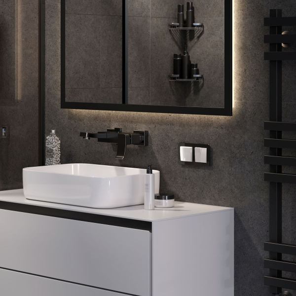 Рамка Werkel Acrylic на 2 поста черный W0022708 4690389184857