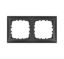 Рамка LK Studio 2-постовая (черный бархат) LK60 864208-1