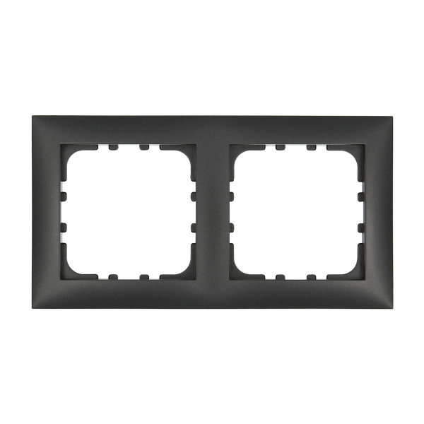 Рамка LK Studio 2-постовая (черный бархат) LK60 864208-1 Рамка LK Studio 2-постовая (черный бархат) LK60 864208-1