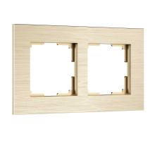 Рамка Werkel AluMax на 2 поста шампань W0023511 4690389204050