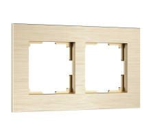 Рамка Werkel AluMax на 2 поста шампань W0023511 4690389204050