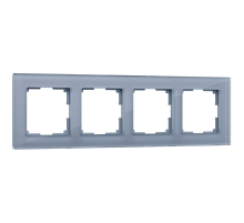 Рамка на 4 поста Werkel Favorit серый W0041115 4690389160011